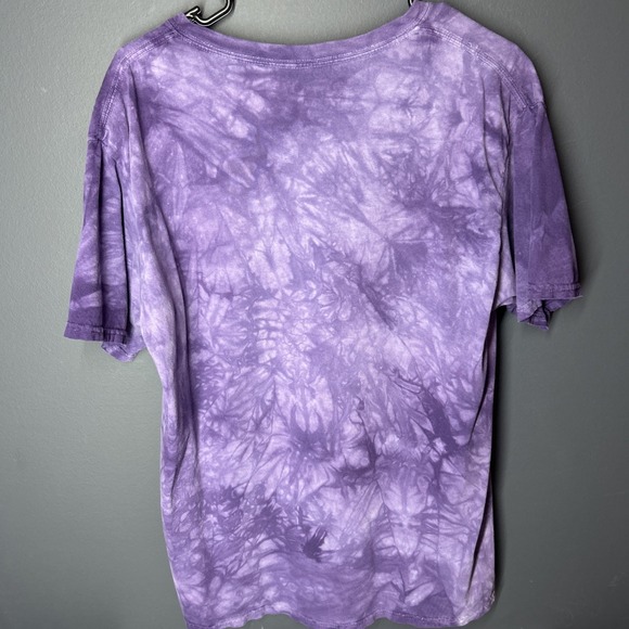 The Mountain Dead Stock Purple Indian Native American Wolf Eyes Tye Dye Tee L - Picture 4 of 7